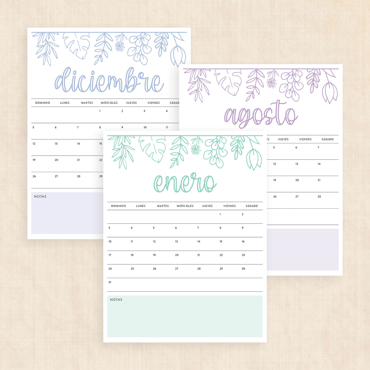 calendario 2027 para imprimir