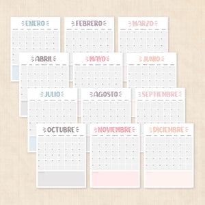 calendario 2027 para imprimir