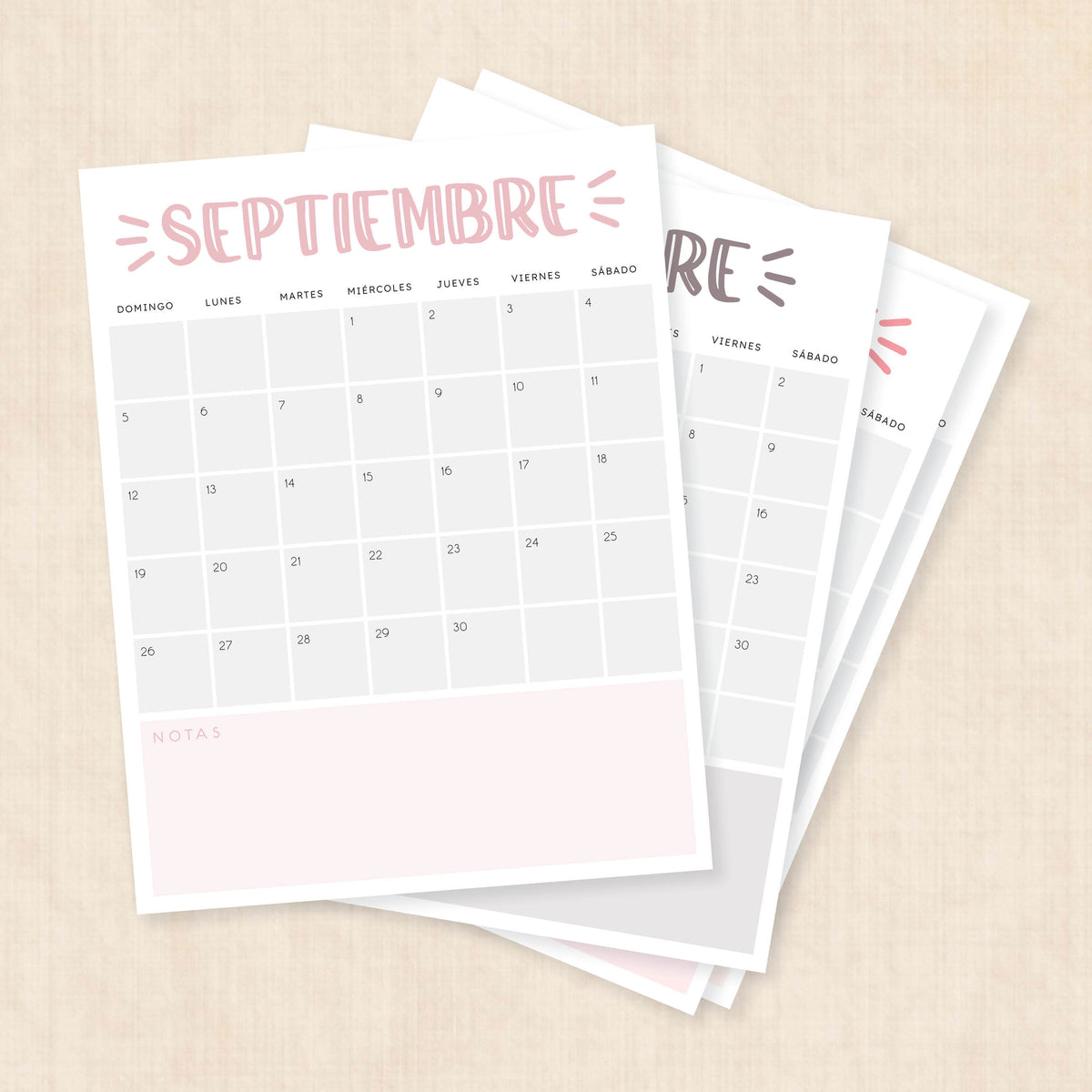 calendario 2027 para imprimir