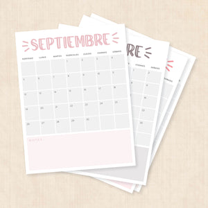 calendario 2027 para imprimir