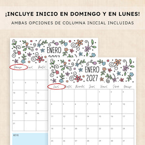 calendario 2027