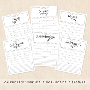 calendario 2027