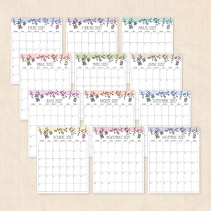 calendario 2027 para imprimir