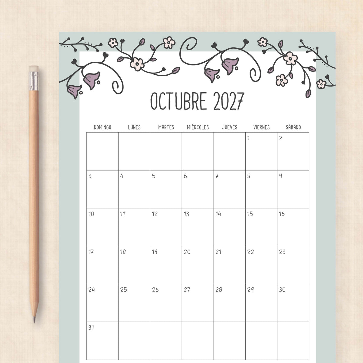 calendario 2027