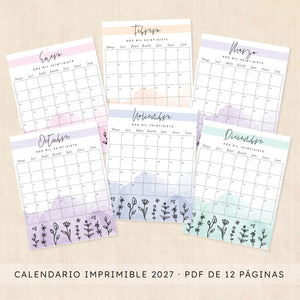 calendario 2027