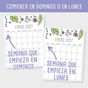 calendario 2027