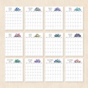 calendario 2027 para imprimir