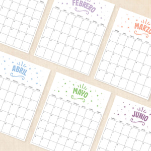 calendario 2027 para imprimir