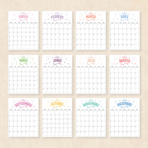 calendario 2027 para imprimir