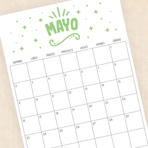 calendario 2027 para imprimir