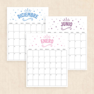 calendario 2027 para imprimir