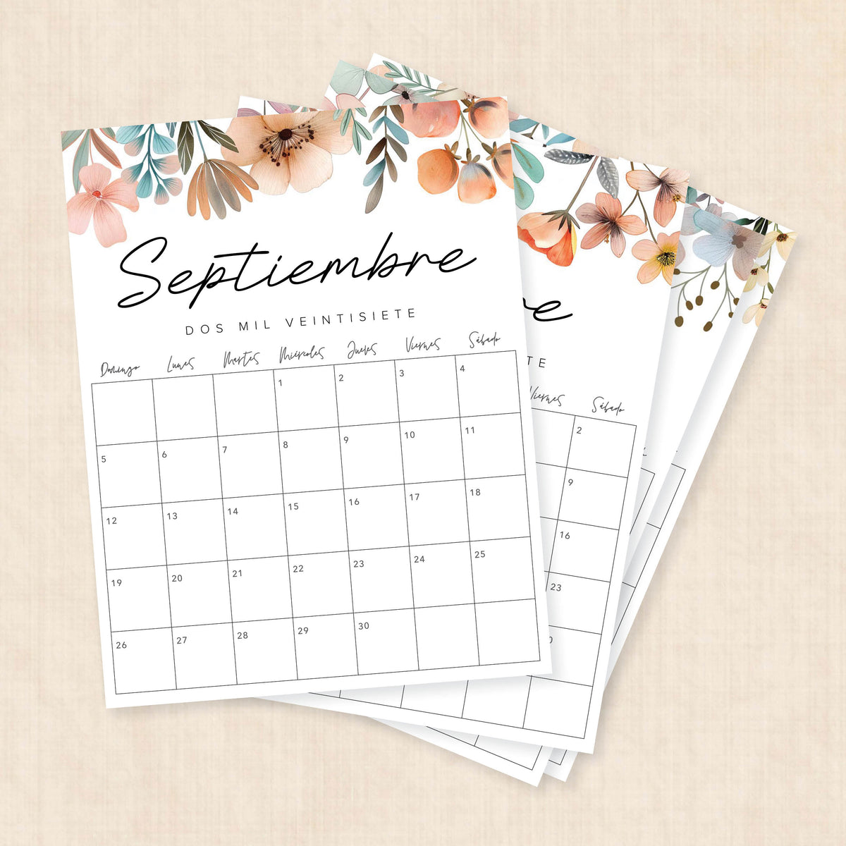 calendario 2027 para imprimir