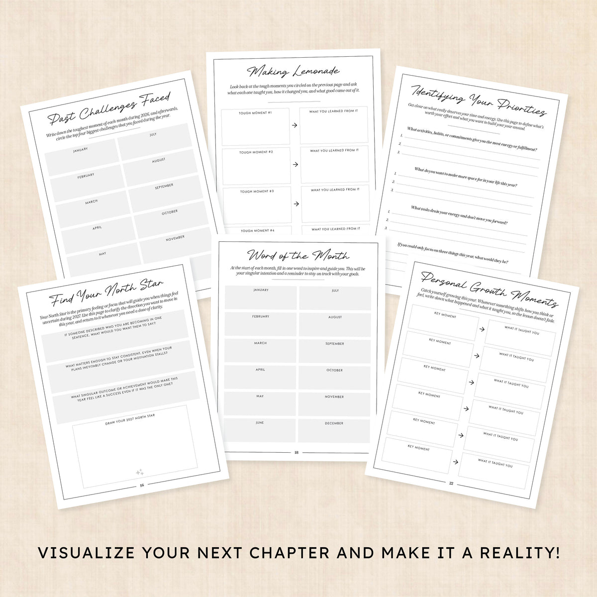 2027 vision board template