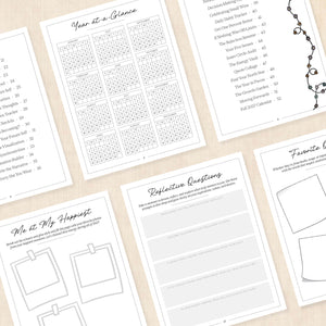 2027 Vision Board: 63-Page PDF Workbook