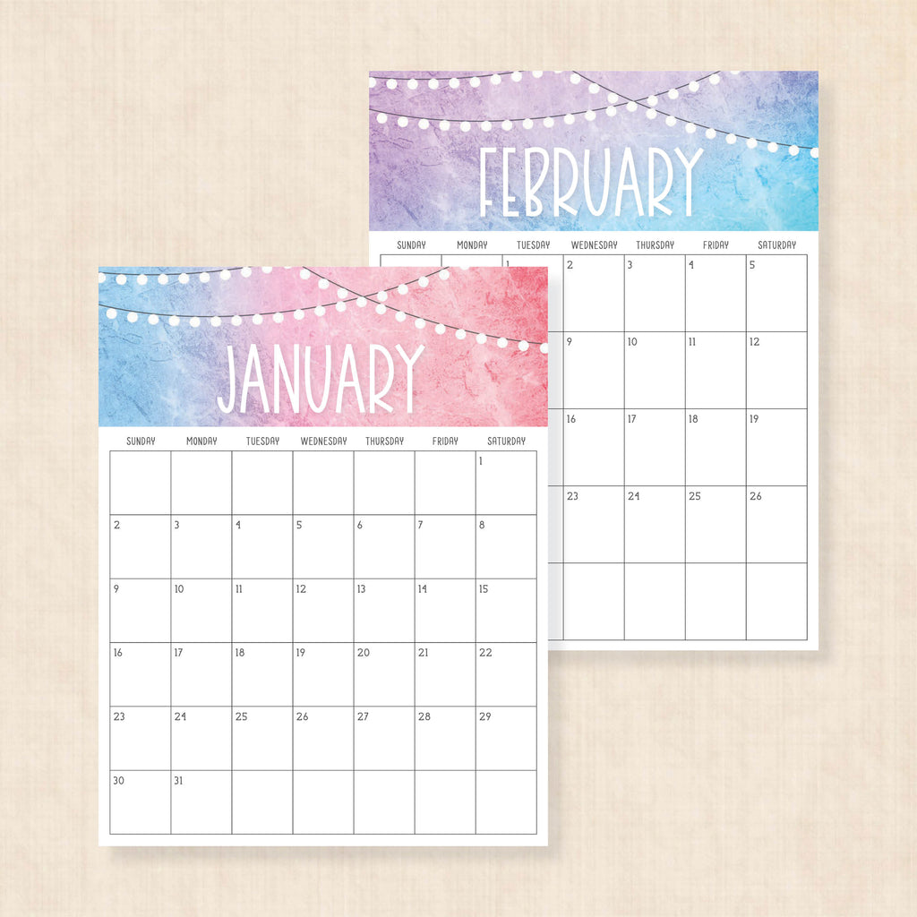 2028 calendar printable