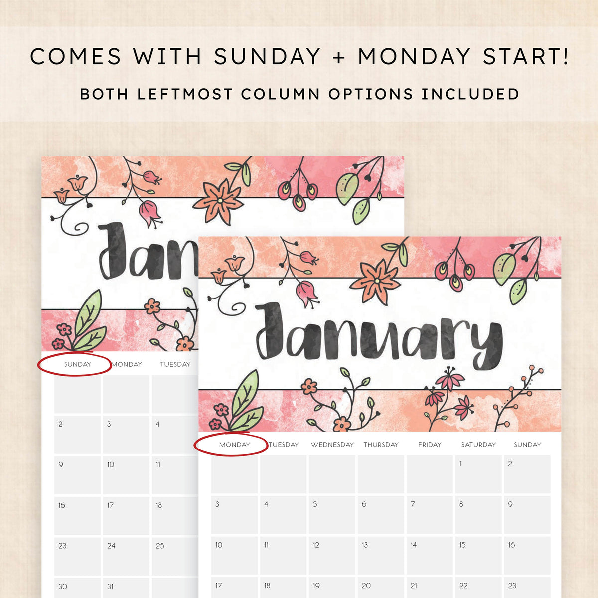 2028 calendar printable