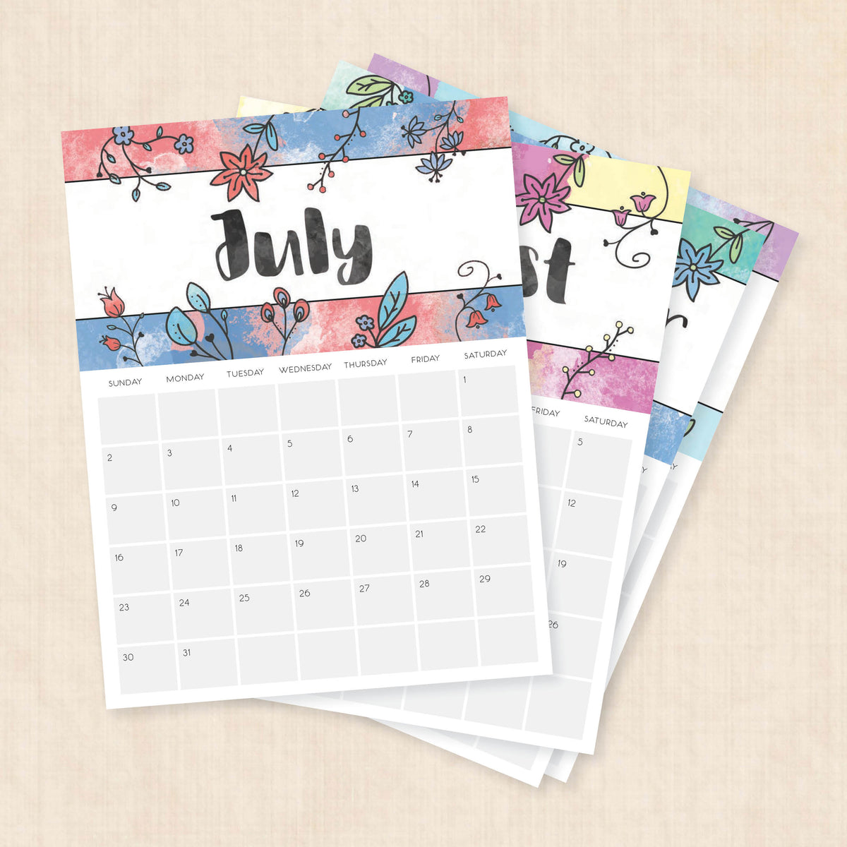 2028 calendar printable