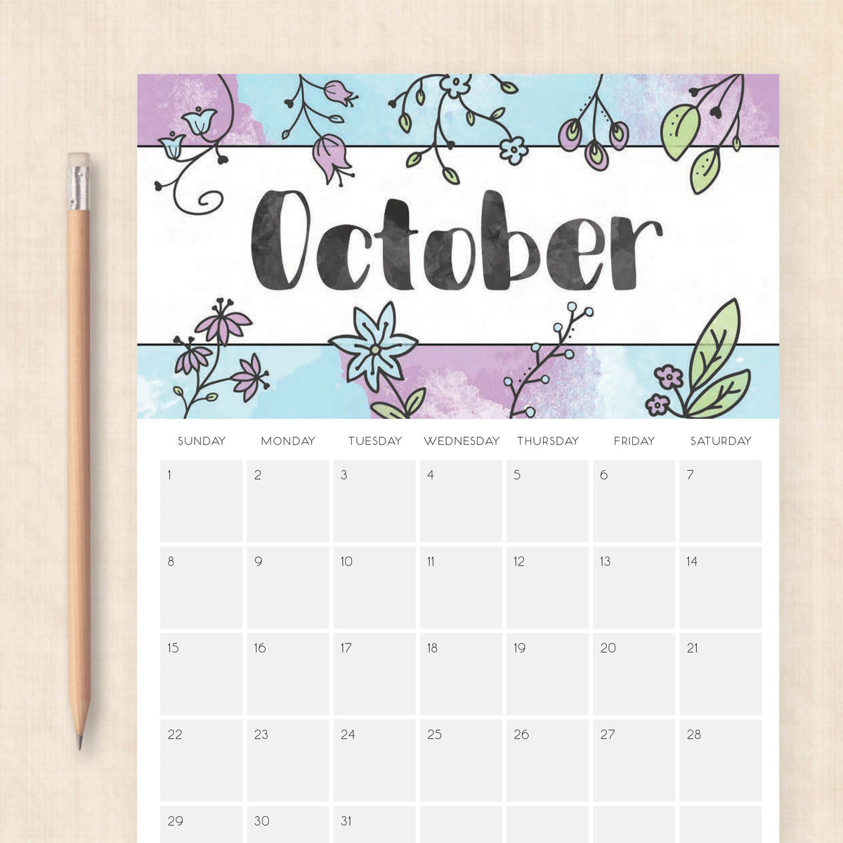 2028 calendar printable