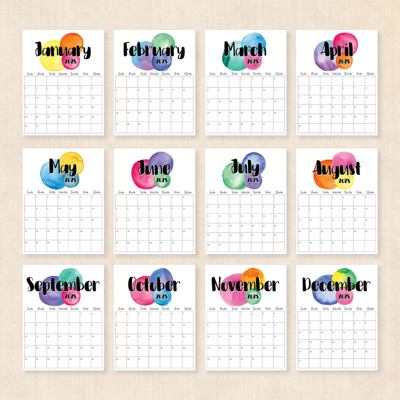 2028 calendar printable