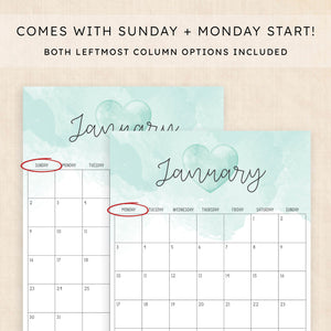 2028 calendar printable