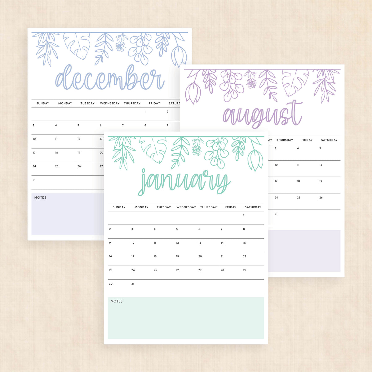 2028 calendar printable
