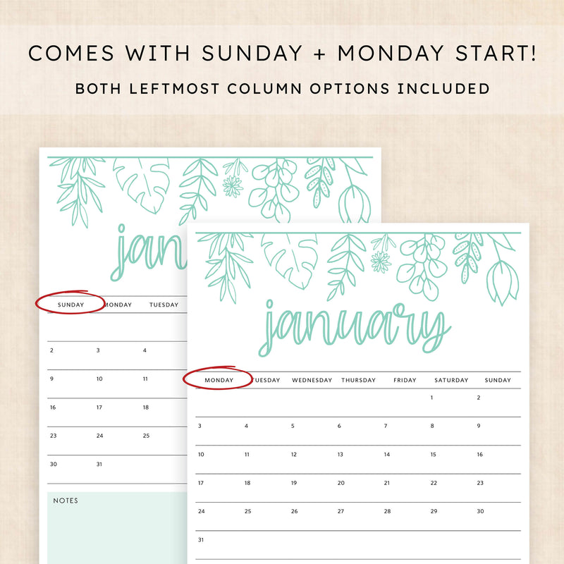 2028 calendar printable