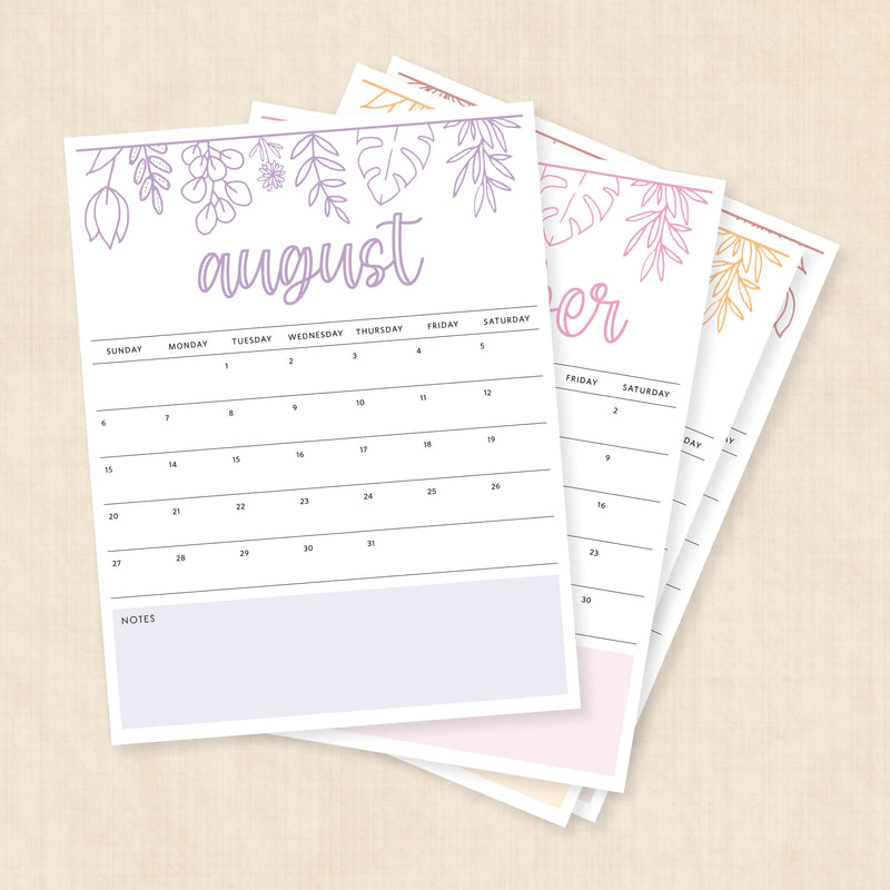 2028 calendar printable