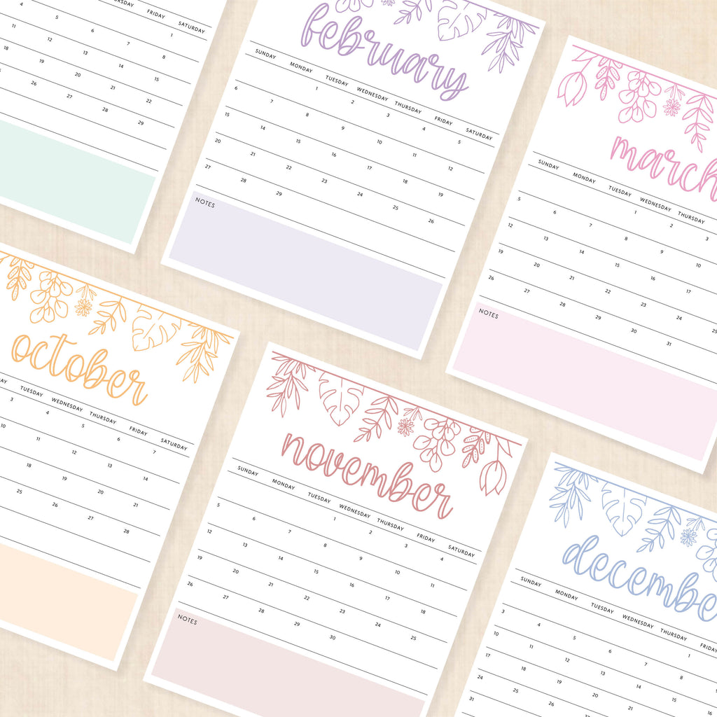 2028 calendar printable