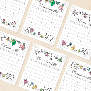 2028 calendar printable