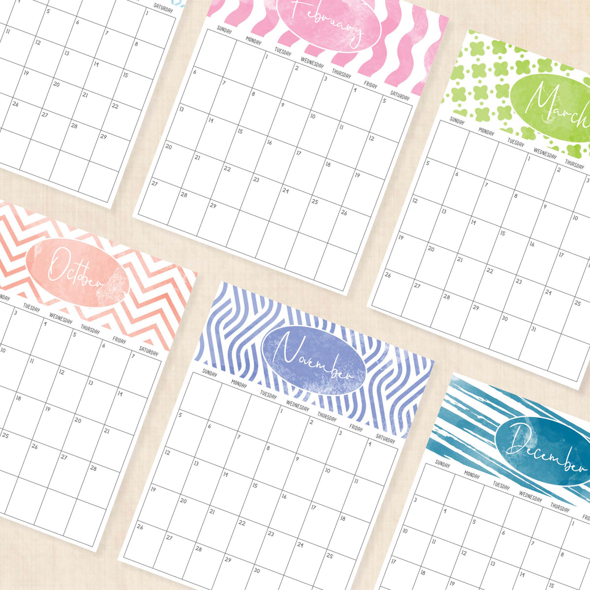 2028 calendar printable