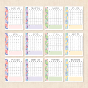2028 calendar printable