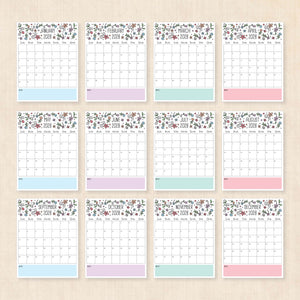2028 calendar printable