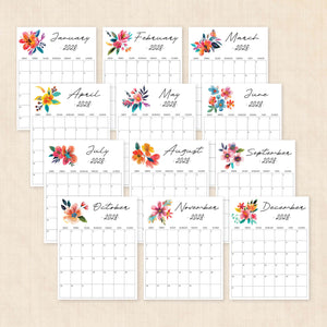 2028 calendar printable