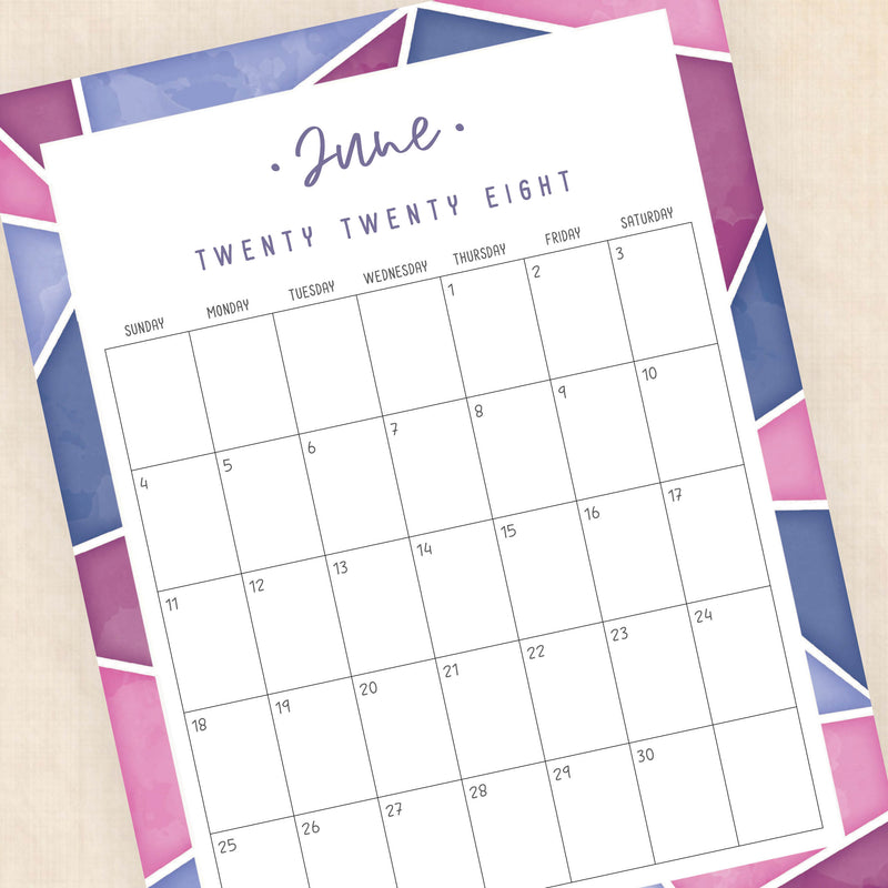 2028 calendar printable