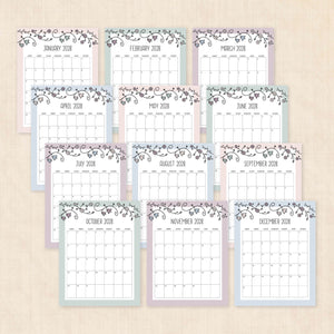 2028 calendar printable