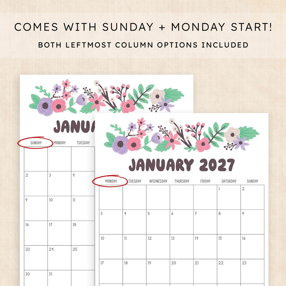2028 calendar printable