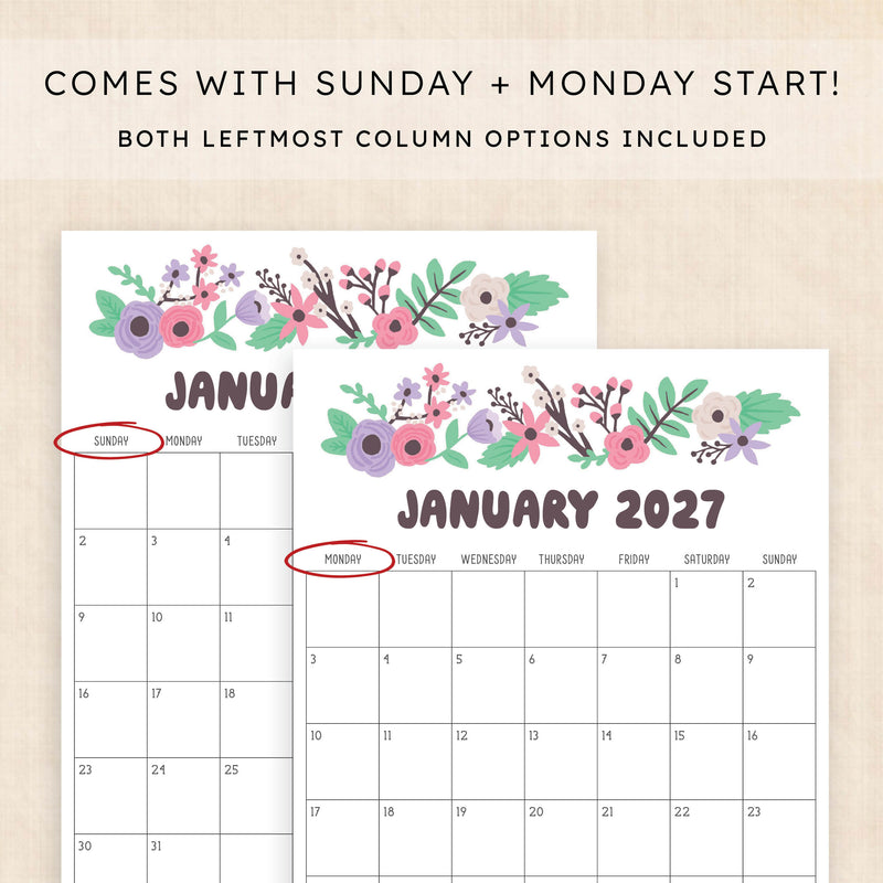 2028 calendar printable