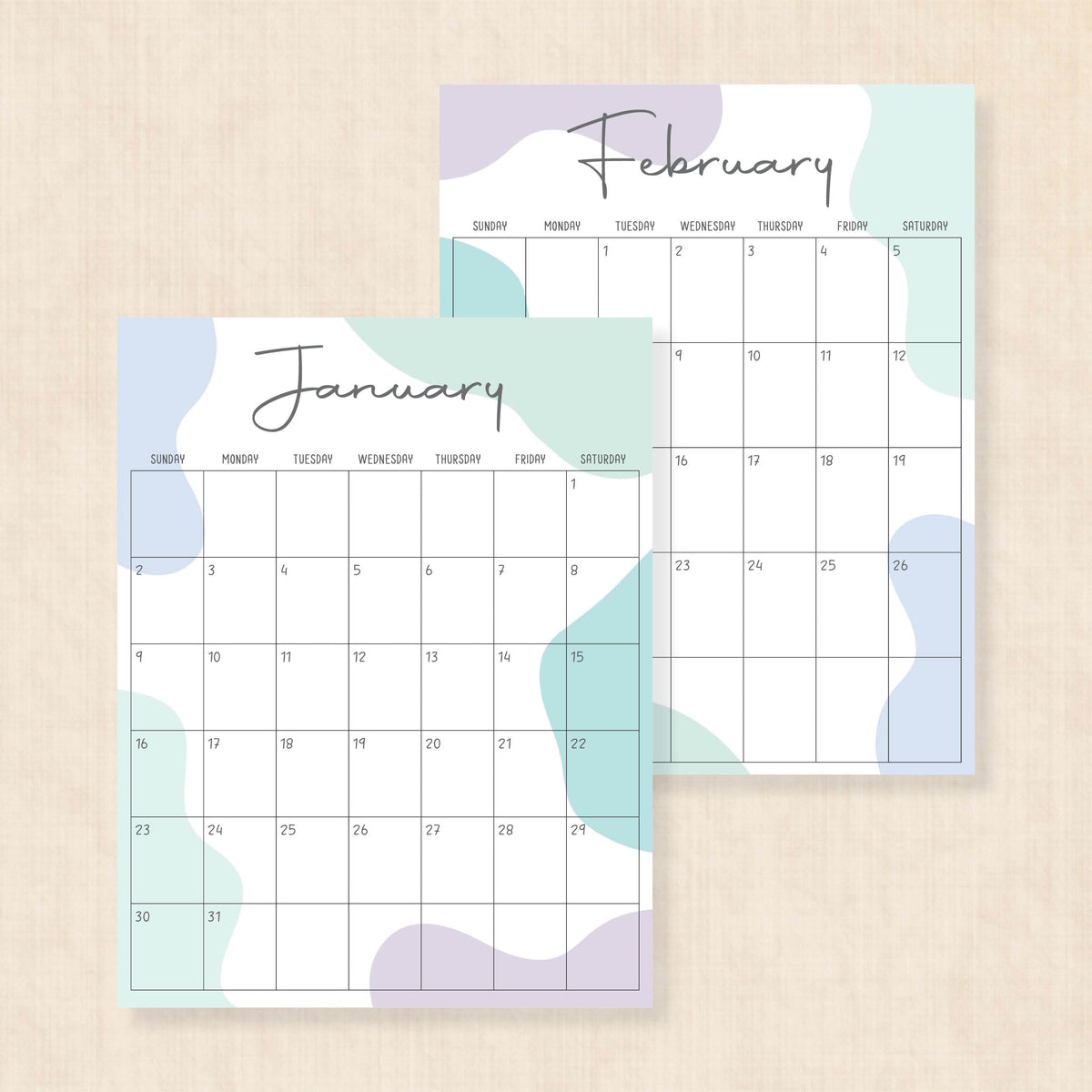 2028 calendar printable