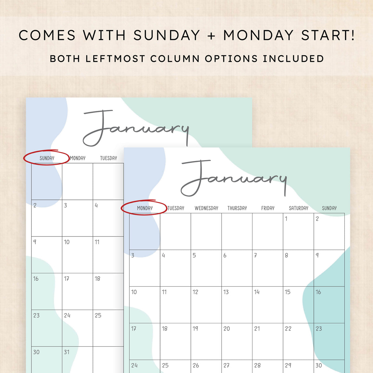 2028 calendar printable