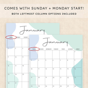 2028 calendar printable