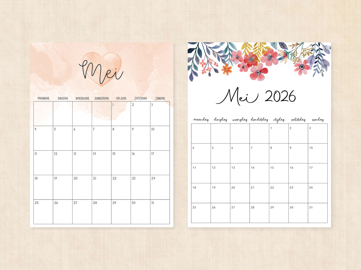 agenda mei 2026