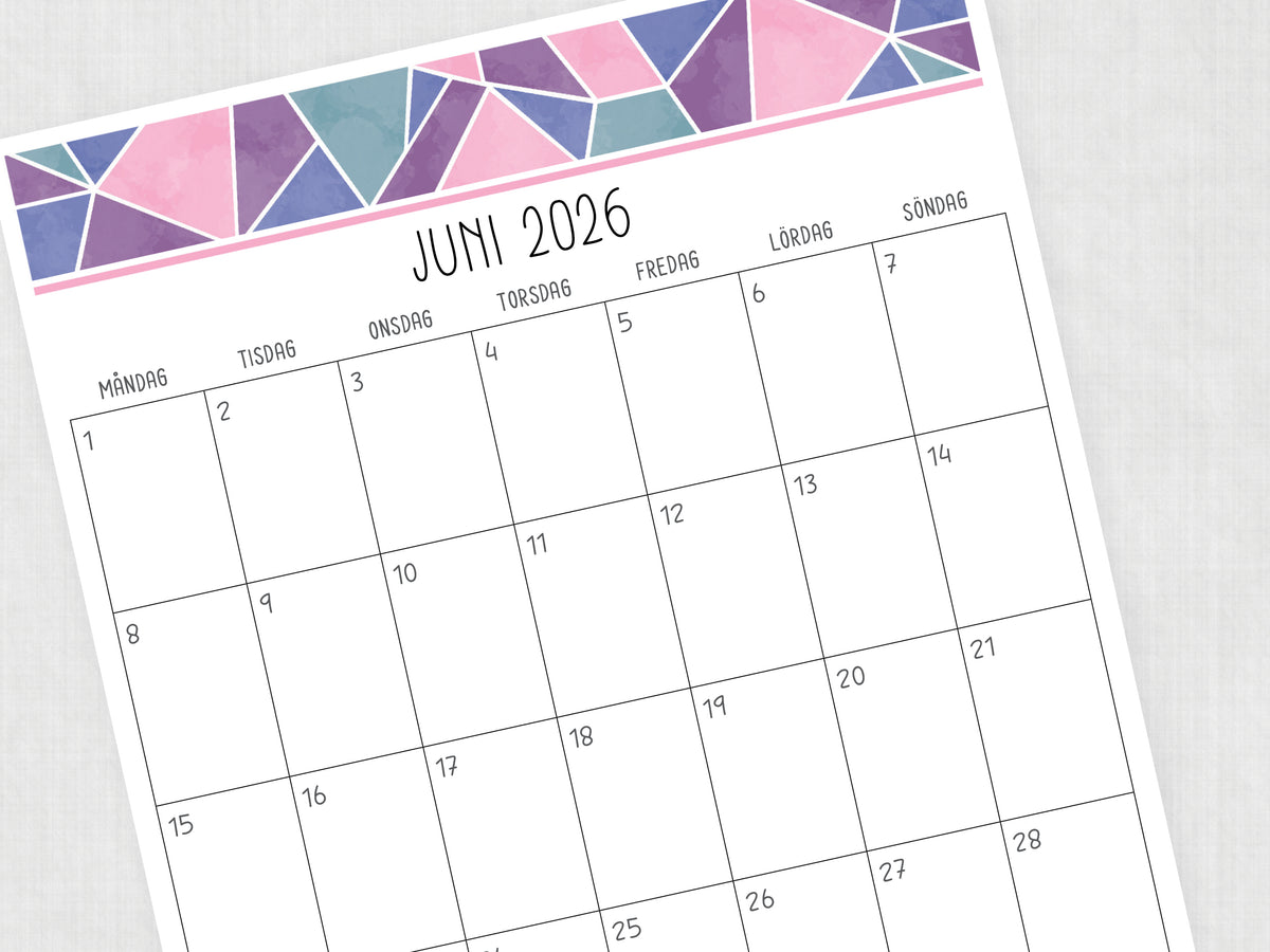 almanacka juni 2026