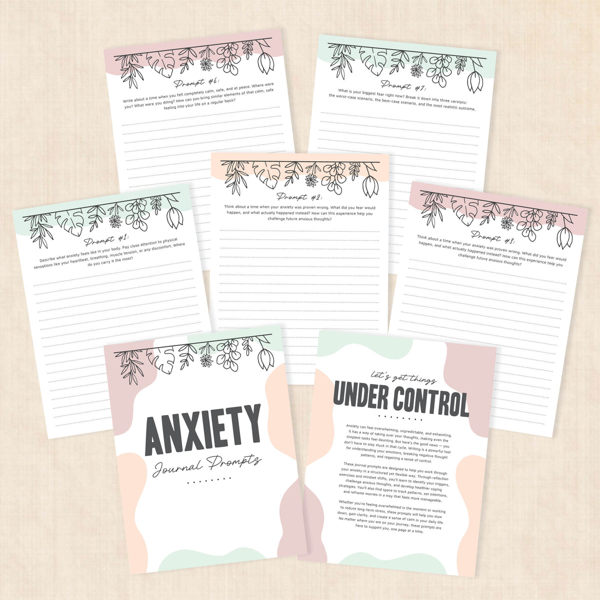 anxiety journal prompts