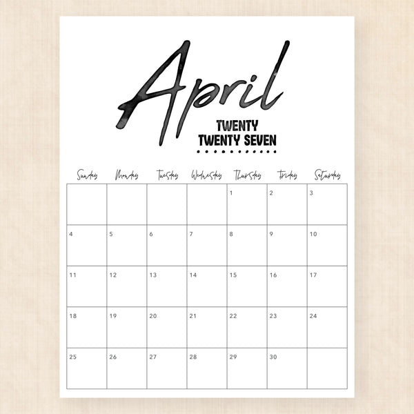 april 2027 calendar zebra zest