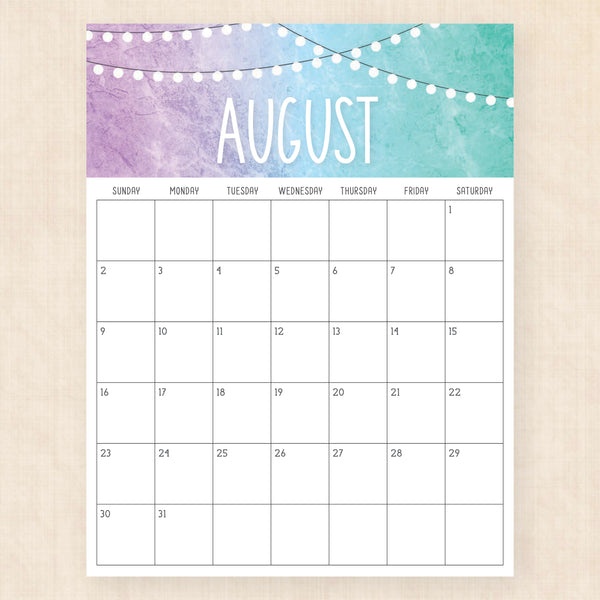 august 2026 calendar twilight twist
