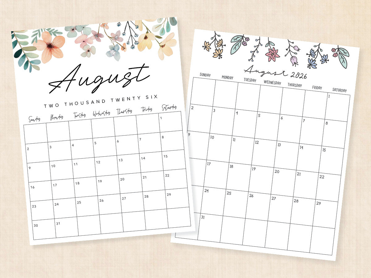 august 2026 calendar pdf
