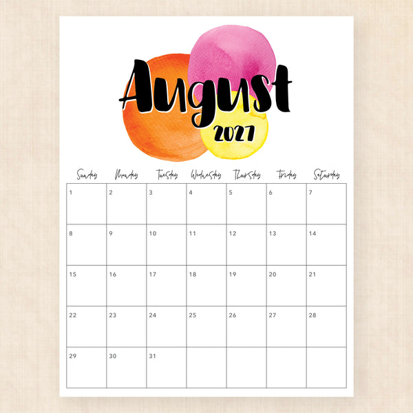 august 2027 calendar neon nectar