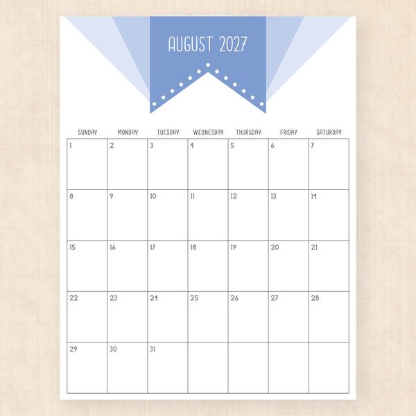 august 2027 calendar superhero soul
