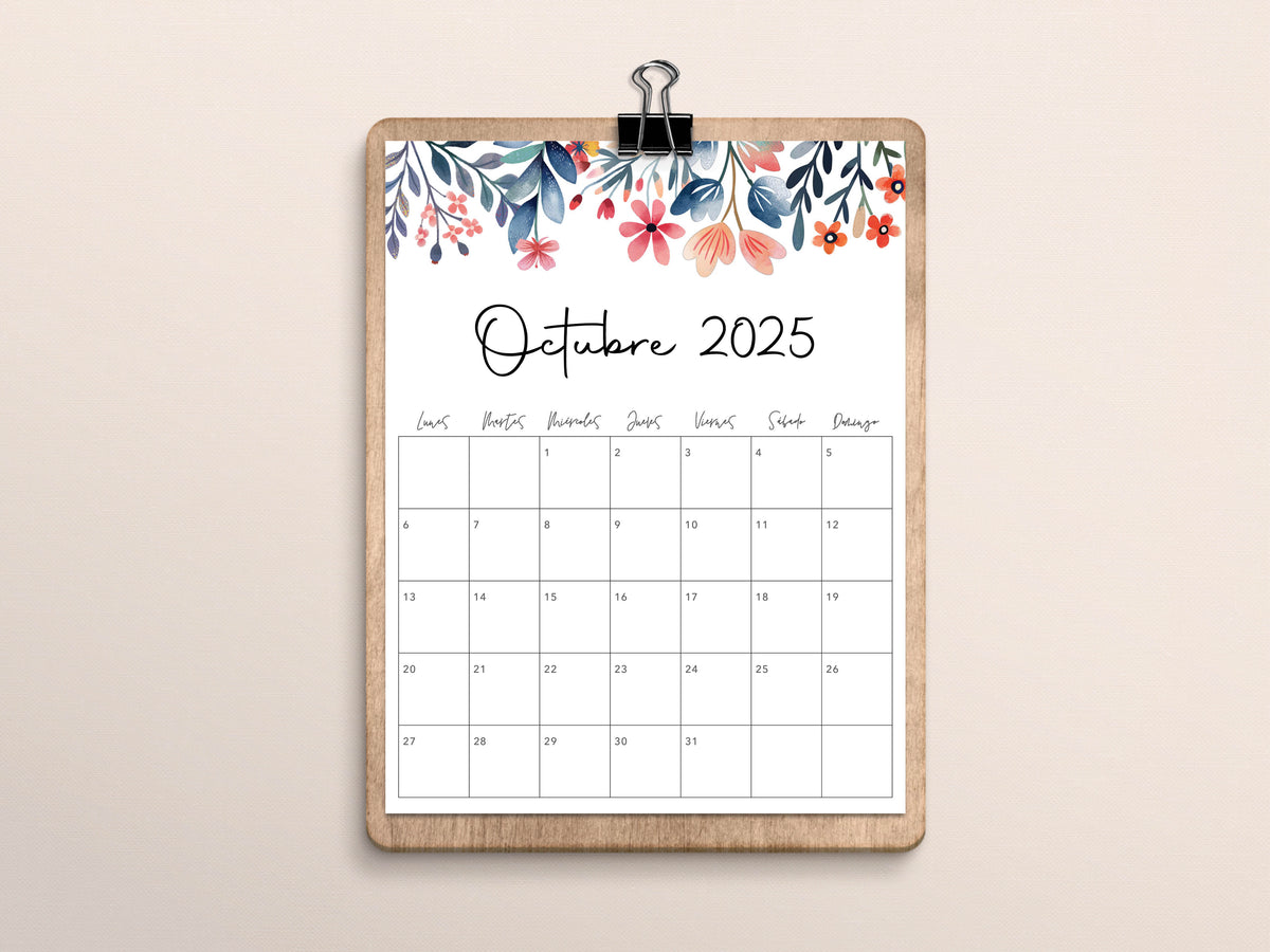 calendario 2025 para imprimir