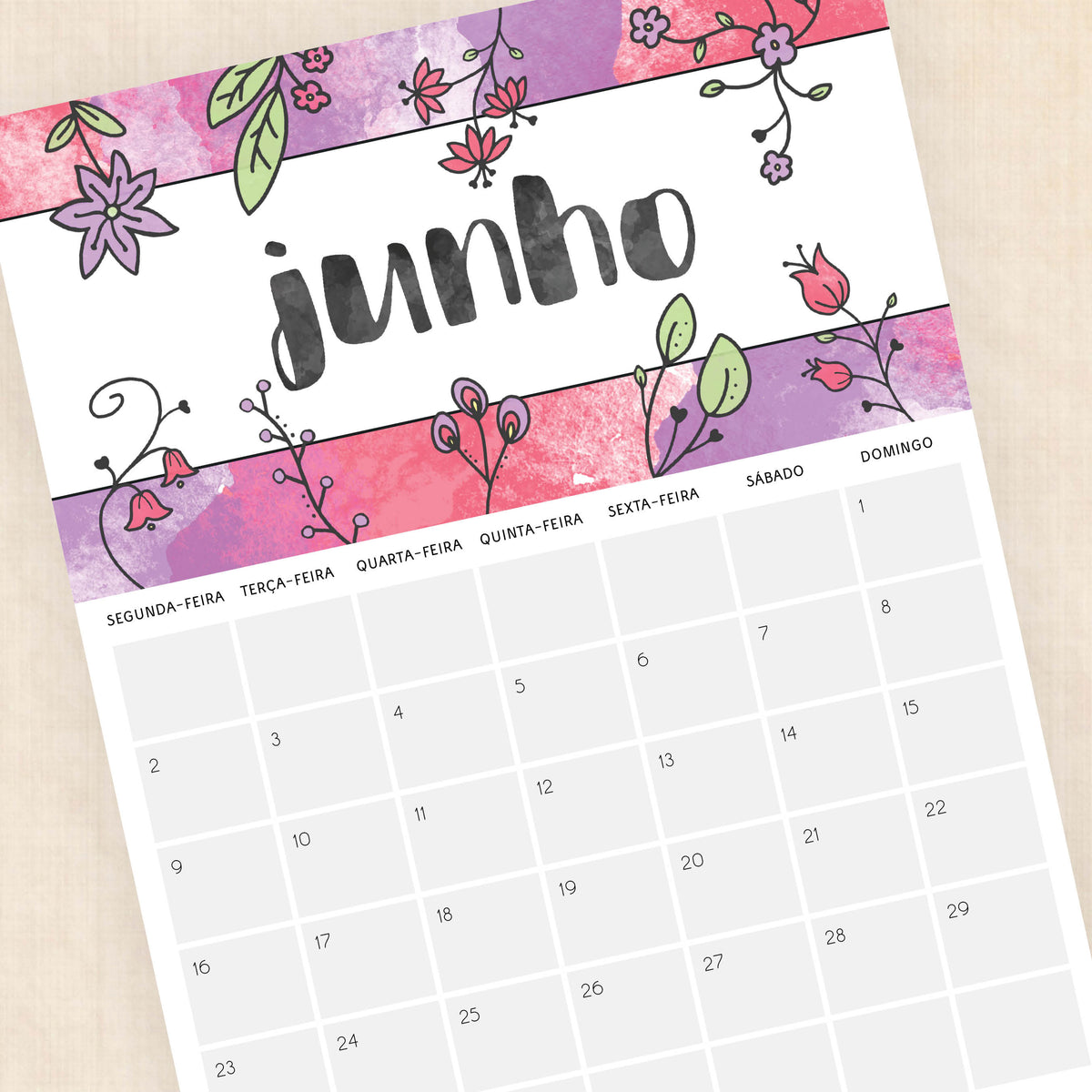 calendário 2025 para imprimir